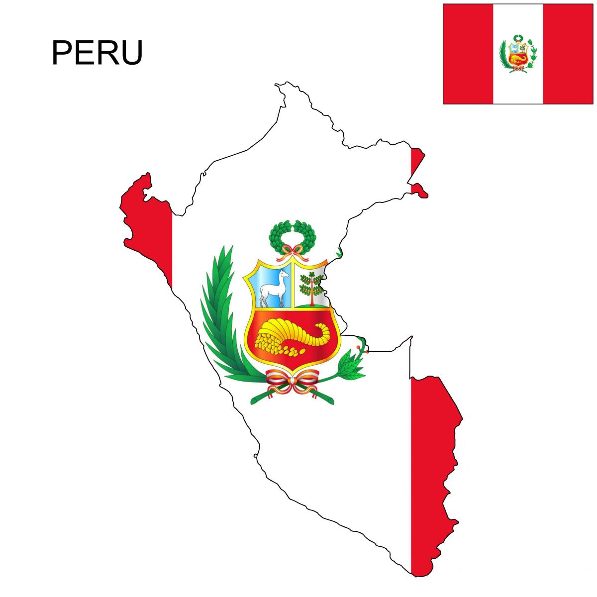 kart Peru bayrağı