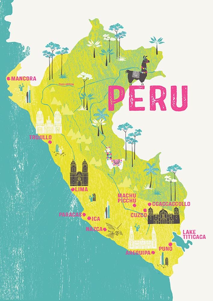 kart Peru uşaqlar üçün