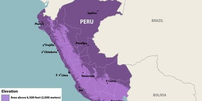 Kart зика Peru