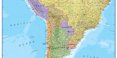 Kart Peru Cənubi Amerika