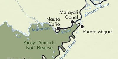 Amazon Peru xəritə