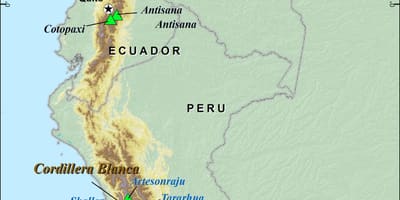 Peru Андах xəritə