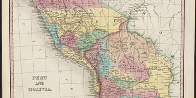 Xəritə qədim Peru 